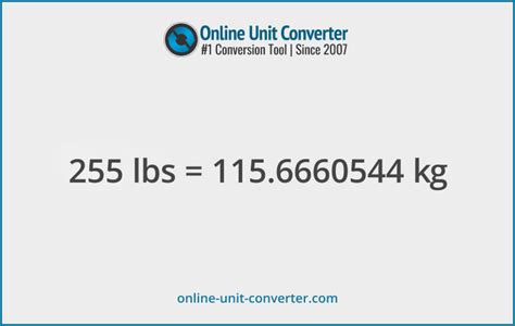 255 pounds to kg|255 Pounds to Kg